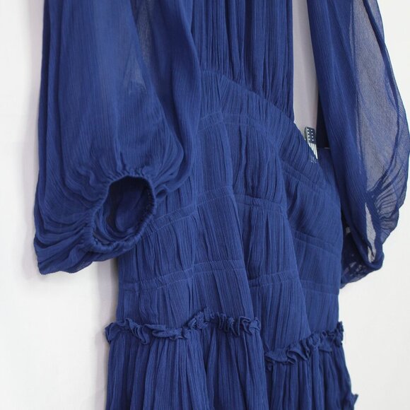 Shona Joy Safira Cut Out Backless Mini Dress in Aegean Blue Size 6 - Picture 4 of 14